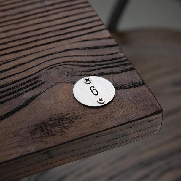 Olympia Table Numbers Silver (6-10) dy771