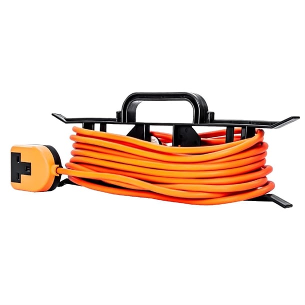 Status Heavy Duty Extention Socket Lead with Orange Plug 10m dz475