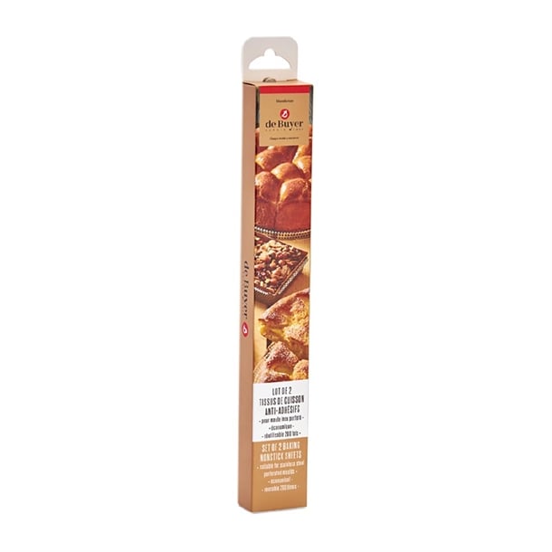 De Buyer Special Non-stick Baking Sheet for 24cm GEO forme Mould (2 Pack) dz715