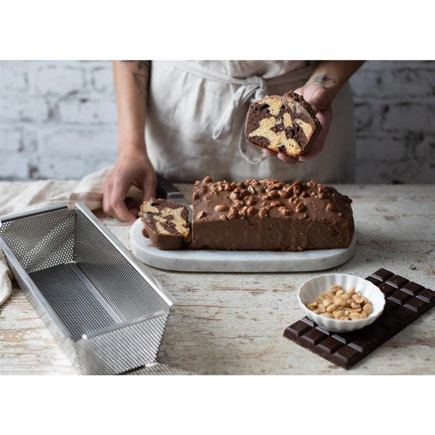 De Buyer Perforated Cake Mould with Removable Base 260mm dz738