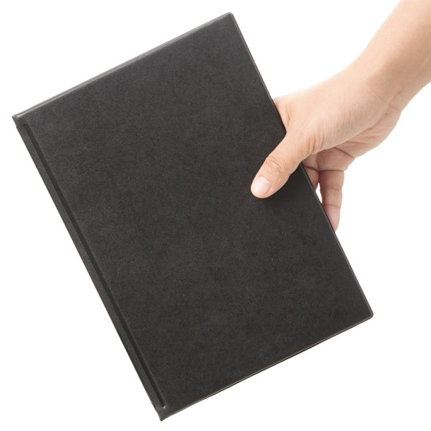 Olympia PVC Menu Cover Black p_e219