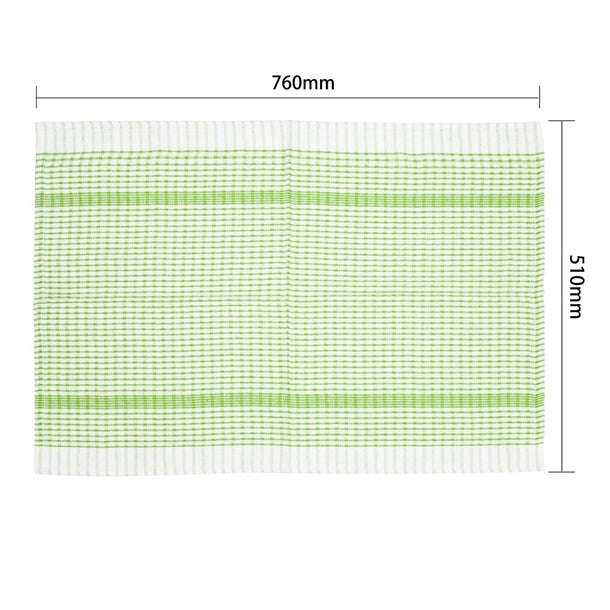 Vogue Wonderdry Tea Towels Green (10 Pack) e700