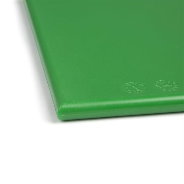 Hygiplas High Density Antibacterial Green Chopping Board 455x305x12mm f158