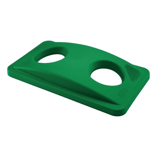 Rubbermaid Bottle Green Lid for Slim Jim Bin f636