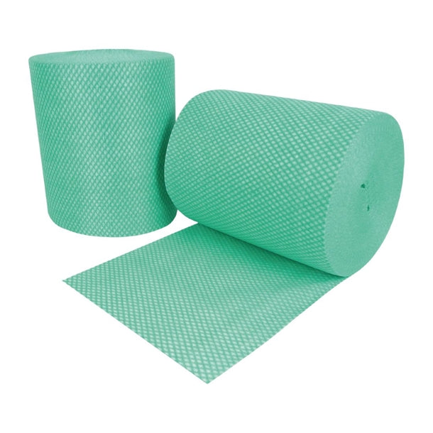 EcoTech Envirolite Super Antibacterial Cleaning Cloths Green (Roll of 2 x 500) fa207