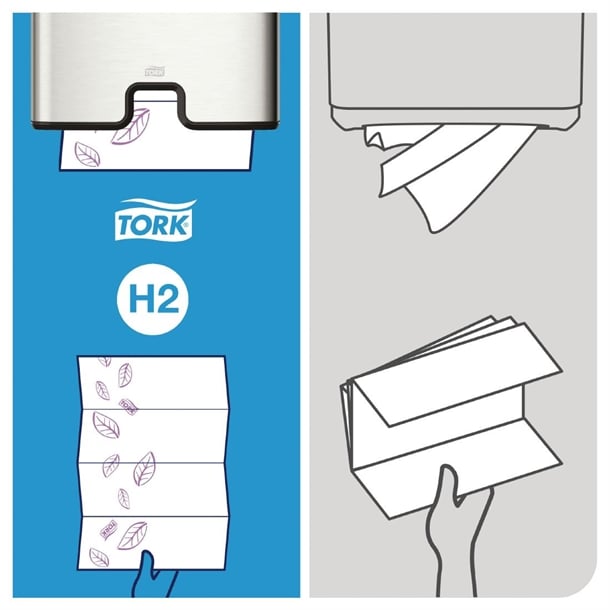 Tork Xpress Extra Soft Multifold Hand Towels White H2 (21 Pack) fa705