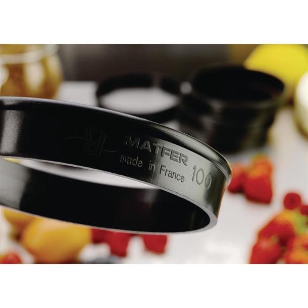 Matfer Bourgeat Exoglass Tart Ring 100mm (6 Pack) fa987