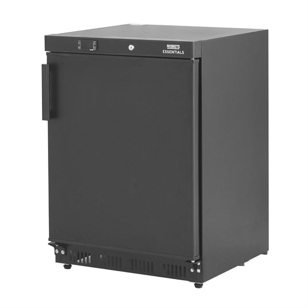Nisbets Essentials Undercounter Freezer Black - 140Ltr fb047