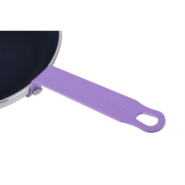 Hygiplas Aluminium Non-Stick Teflon Platinum Plus Frying Pan Purple 24cm ht968