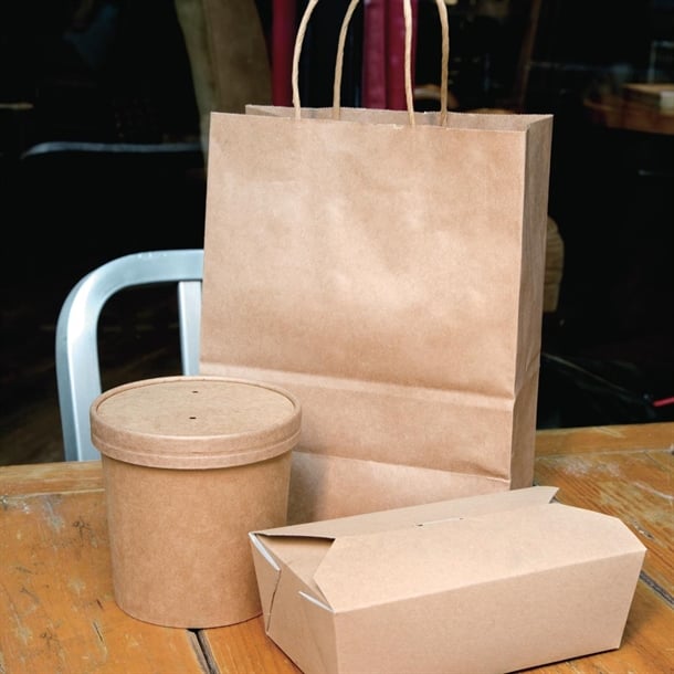Fiesta Compostable Paper Soup Container Lids 98mm (500 Pack) fb556
