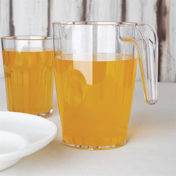 Olympia Kristallon Polycarbonate Stacking Jug 1ltr fb890