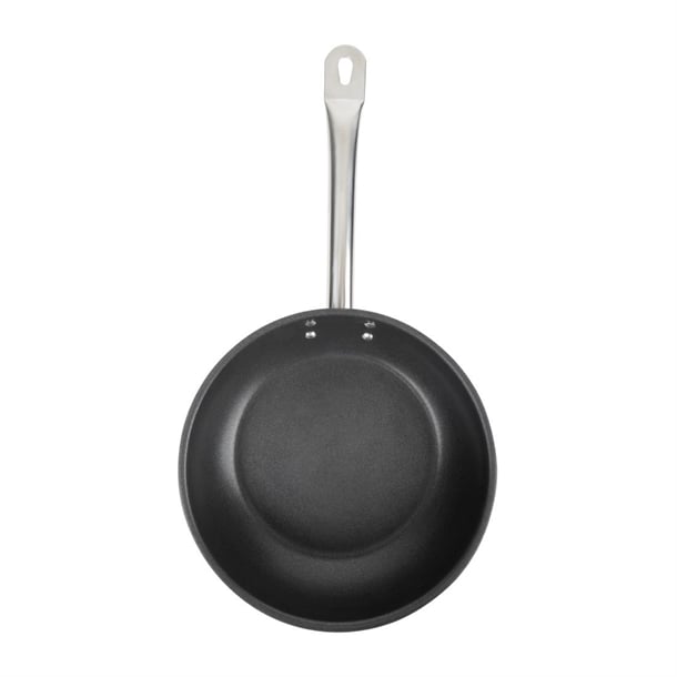 Vogue Stainless Steel Non-Stick Teflon Platinum Plus Frying Pan 24cm fc096