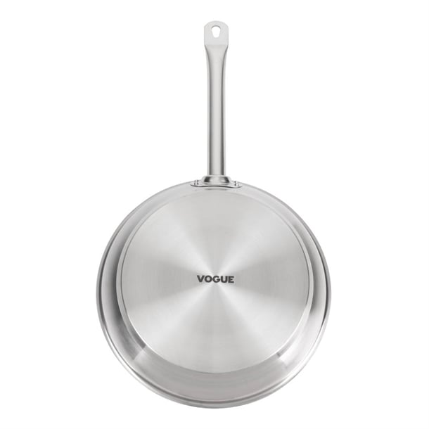Vogue Stainless Steel Non-Stick Teflon Platinum Plus Frying Pan 28cm fc097