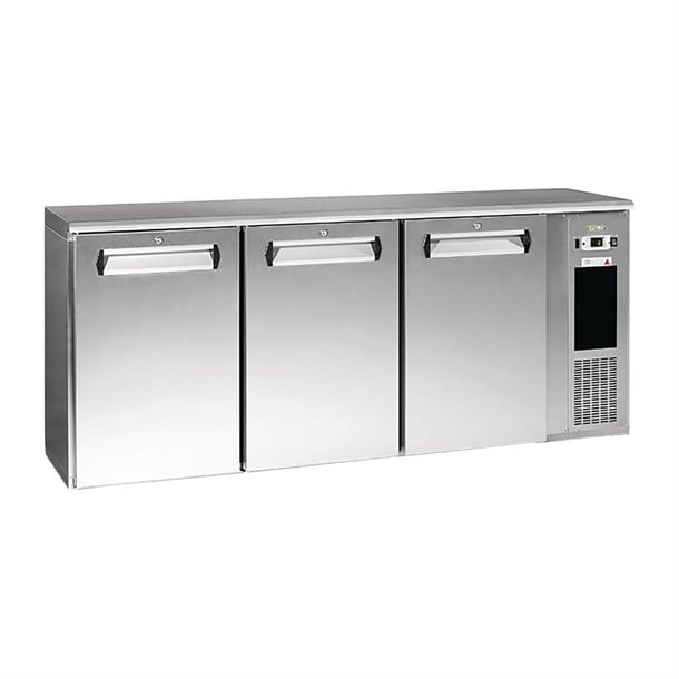 Gamko E3 Bottle Cooler 3 Hinged Doors Stainless Steel 537Ltr fd025