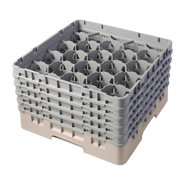 Cambro Camrack Beige 20 Compartments Max Glass Height 257mm fd069