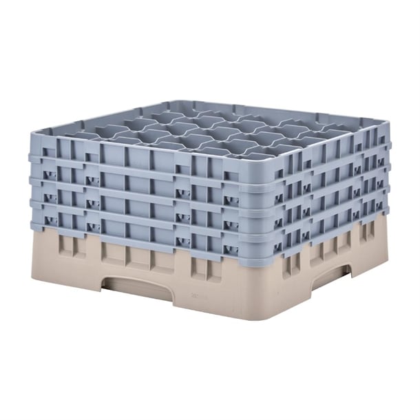 Cambro Camrack Beige 25 Compartments Max Glass Height 238mm fd073