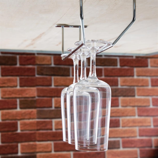 Olympia Wine Glass Rack Chrome 254mm fd986
