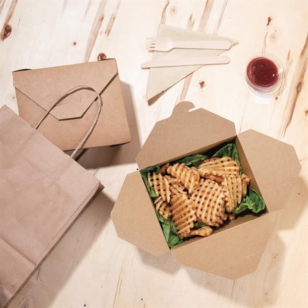 Fiesta Recyclable Cardboard Takeaway Food Containers p_fn894
