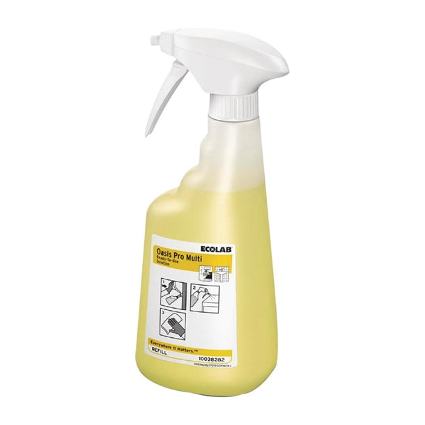 Ecolab Oasis Pro 16 Premium Printed Bottles 650ml (6 Pack) fp046