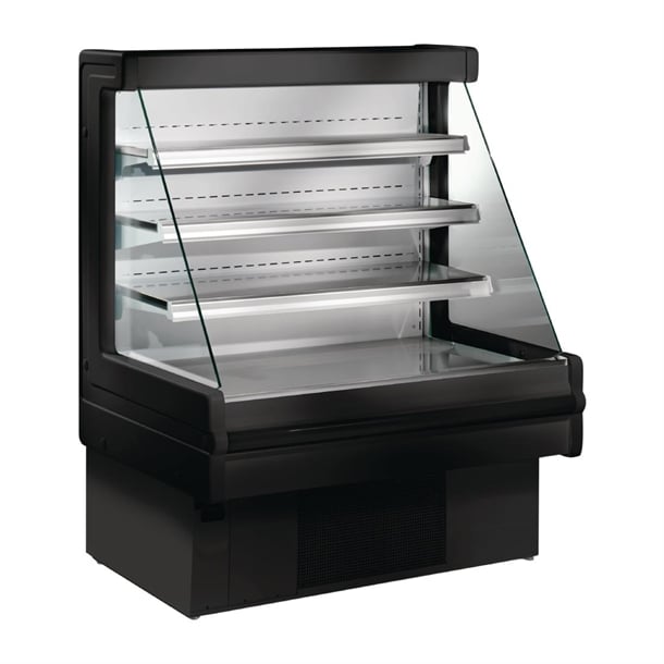 Zoin Mandy Low Profile Multi Deck Display Fridge Black 1500mm fp929-150