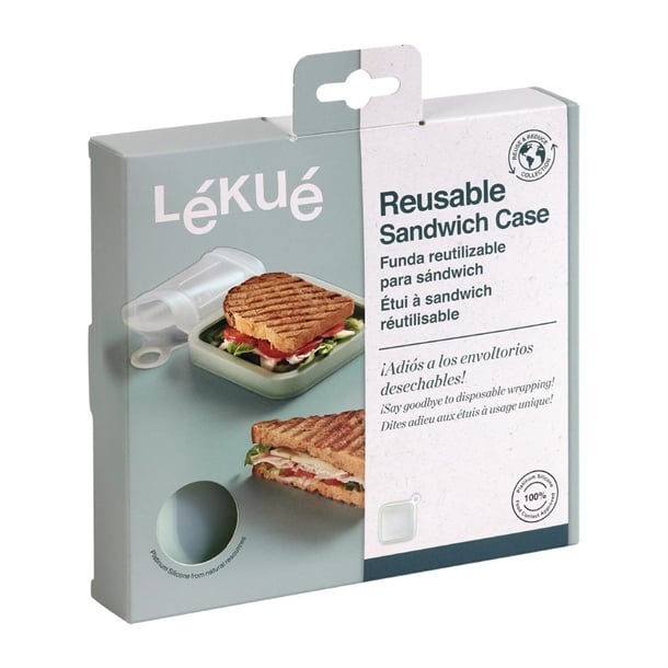 Lekue Reusable Silicone Sandwich Case fs298
