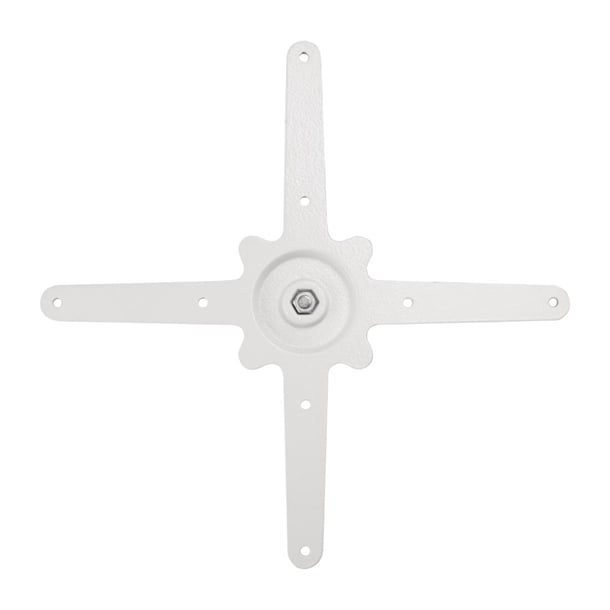Bolero Cast Iron Round Table Base White ft029