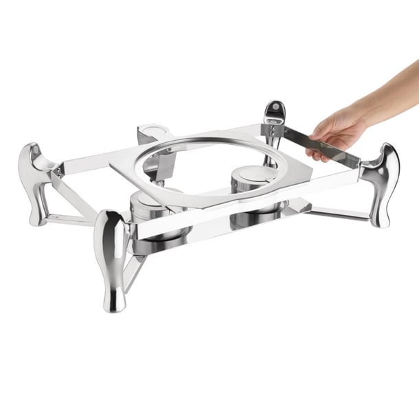 Olympia 1/1 Induction Chafer - Stand & Induction Heater Set sa648