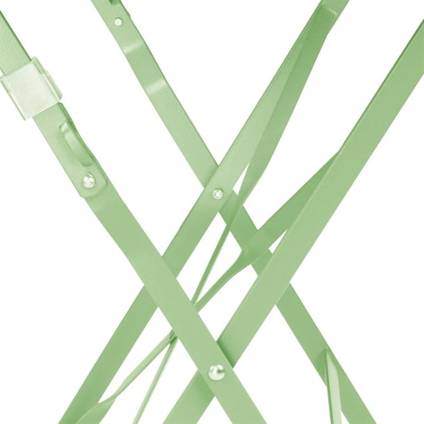 Bolero Perth Light Green Pavement Style Steel Table Square 600mm ft271
