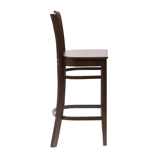 Manhattan Dark Walnut Bar Chair ft428