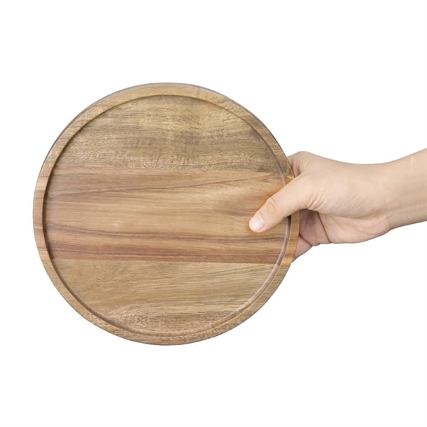 Olympia Acacia Round Plate 200mm ft611