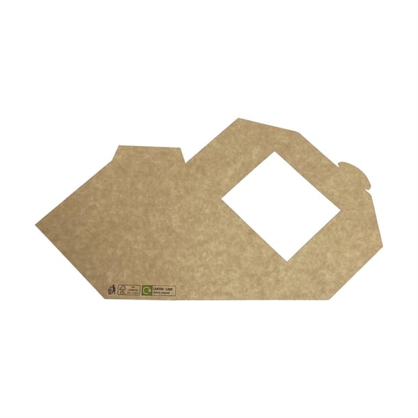Fiesta Recyclable Deep Sandwich Wedge with PET Window 75mm (500 Pack) ft651