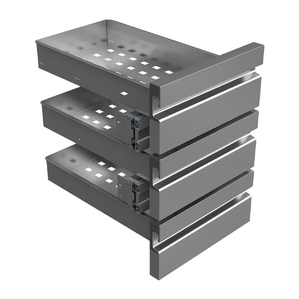 Fagor Concept Kit Drawers for Counter Units 1/3 & 1/3 & 1/3 fu029