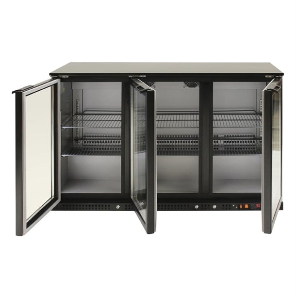 Fagor EERM Series Back Bar Cooler 3 Door Black EERM-3 fu035
