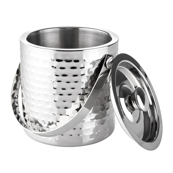 Olympia Hammered Double Wall Ice Bucket 1550ml fu285