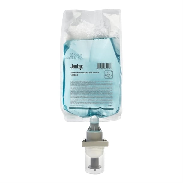 Jantex Foam Hand Soap Refill Pouch 1300ml fu377