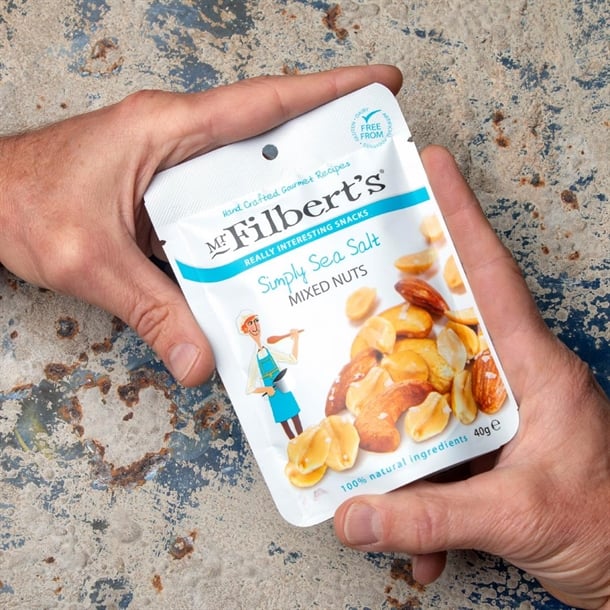 Mr Filbert's Simply Sea Salt Mixed Nuts 40g (20 Pack) fu481