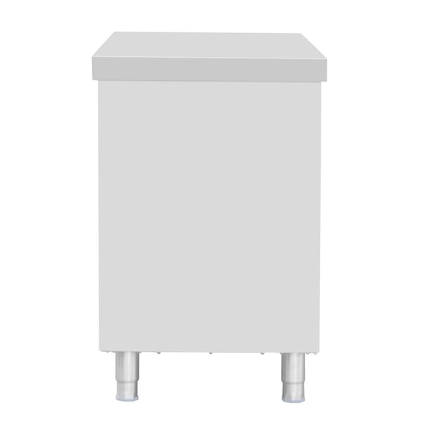 Vogue Standing Floor Cupboard Stainless Steel 900x1800x600mm fu587