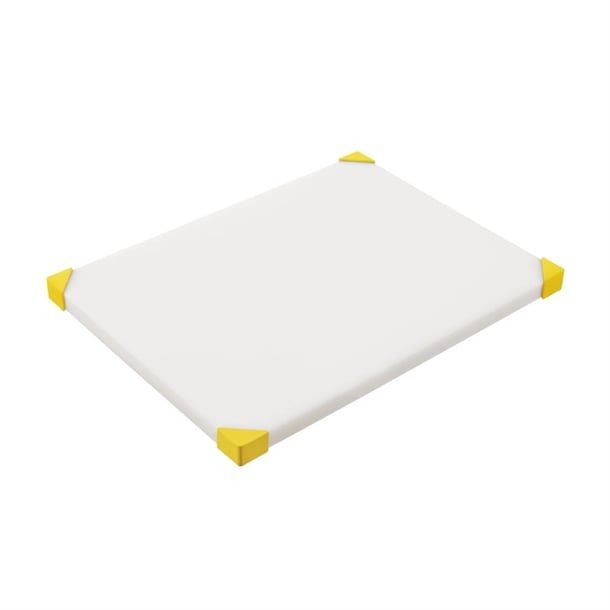Araven Cut Board 404x304x24mm Yellow fu796