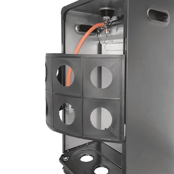 Lifestyle Black Catalytic Indoor Heater 505-111 fu942