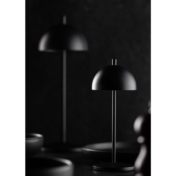 Utopia Antigua Micro LED Cordless Table Lamp 200mm Black (6 Pack) fu977