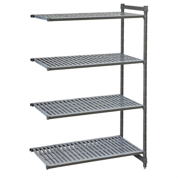 Cambro Camshelving Basics Plus Add-On Unit 4 Tier With Vented Shelves 1830(H)x 1175(W)x 540(D)mm fw620
