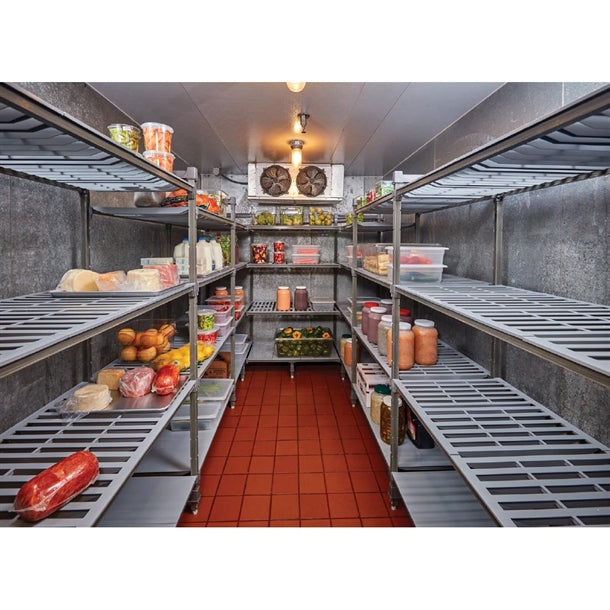 Cambro Camshelving Basics Plus Add-On Unit 4 Tier With Vented Shelves 1630H x 460D mm p_fw652