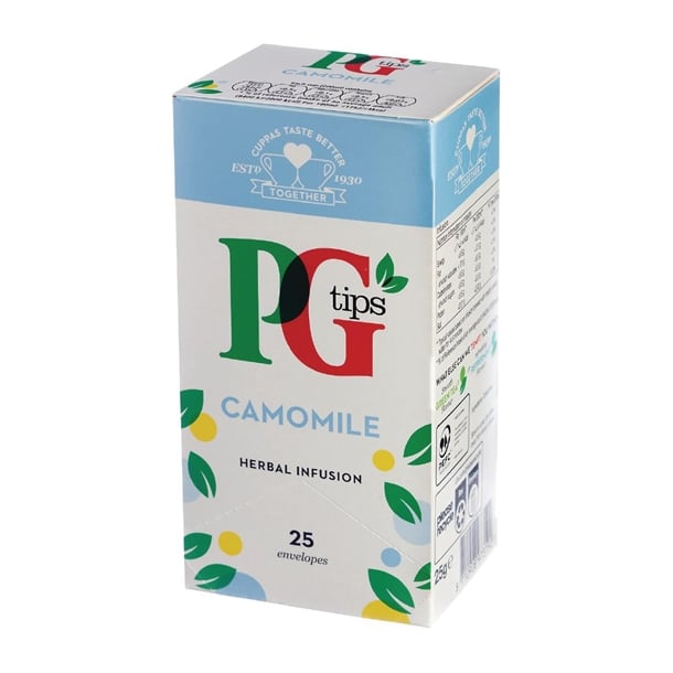 PG Tips Camomile Enveloped Tea Bags (25 Pack) fw830