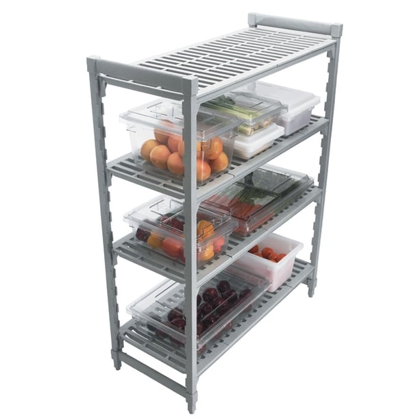 Cambro Camshelving Premium 4 Tier Starter Unit 1830H x 540D mm p_fw912