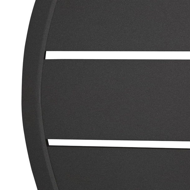 Bolero Aluminium Round Table Top Black 580mm fx039