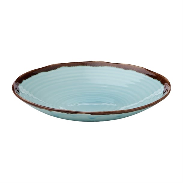 Dudson Harvest Organic Coupe Bowls Turquoise 279mm (12 Pack) fx160