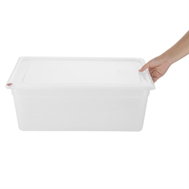 Hygiplas Click Polypropylene 1/1 Gastronorm Tray 200mm (2 Pack) fz088
