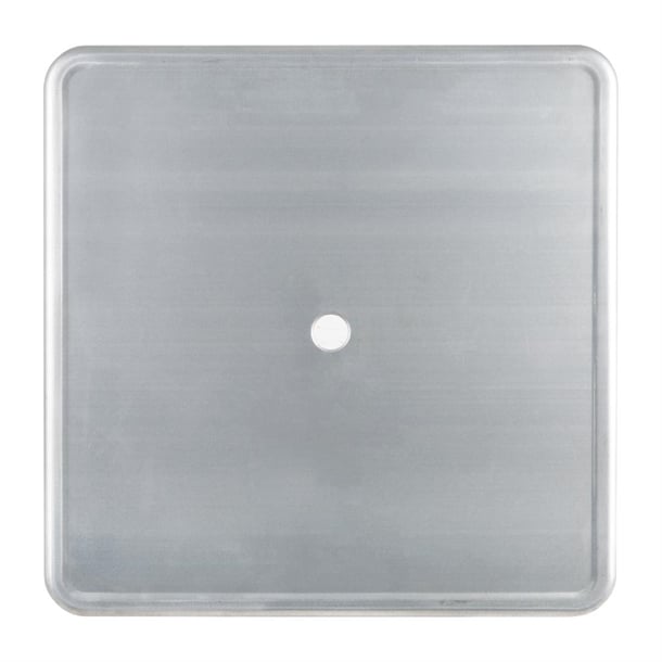 Bolero Bistro Galvanised Steel Square Table 668mm (Single) gc866