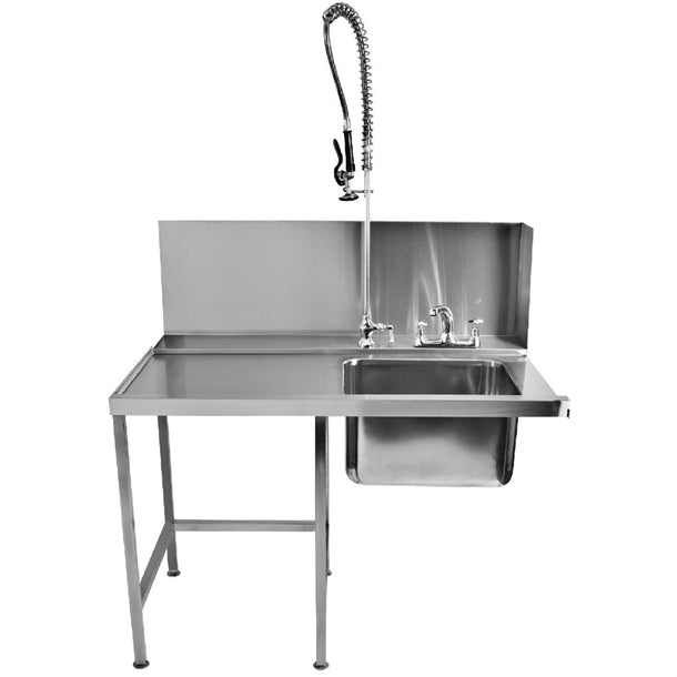 Classeq Pass-Through Dishwasher Table with Spray Mixer T11SENL gd925