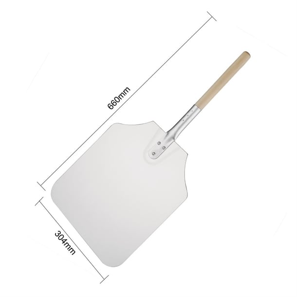 Vogue Wood Handle Aluminium Pizza Peel 31x36cm ge208